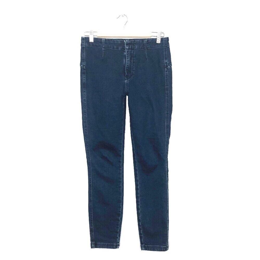 Free People Flat Front High Rise Skinny Jeans 28
